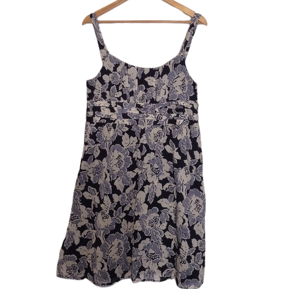 NWT Ann Taylor Loft Floral Cotton Dress Size 12